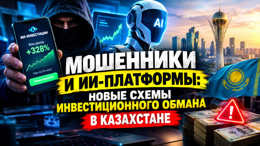 дипфейки и трейдинг - мошенники в Казахстане